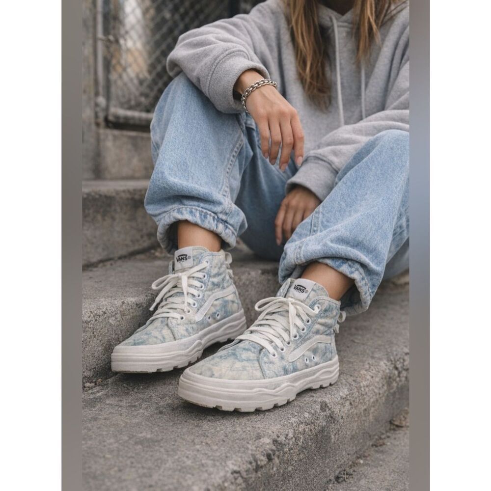 Vans Sk8-Hi MTE Tie Dye Pastel High Top Sneakers Women’s 8 Lug Sole